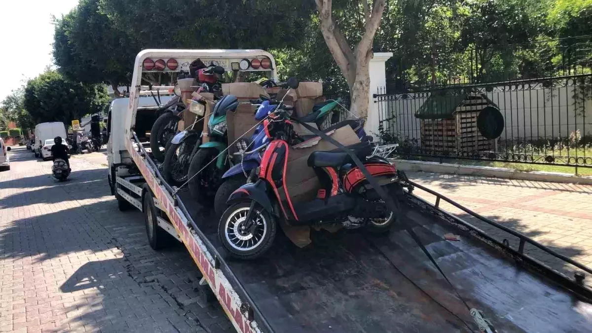Manavgat\'ta Motosiklet Denetimi: 510 Bin TL Ceza