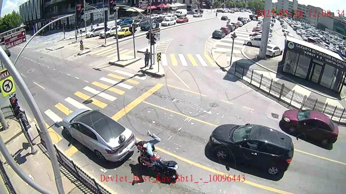 Sakarya'da 12 trafik olayı meydana geldi.