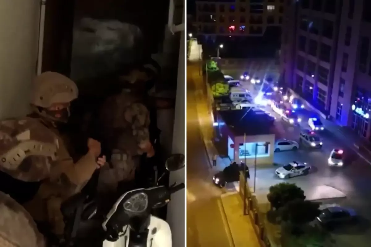"Sevenler" suç örgütüne operasyon! Elebaşı dahil 9 şüpheli yakalandı