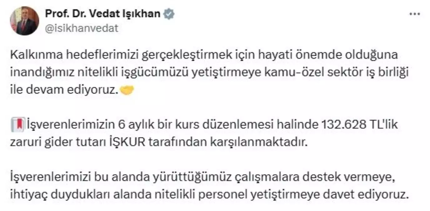 Nitelikli İşgücü Programı\'na 6 bin 343 Katılım