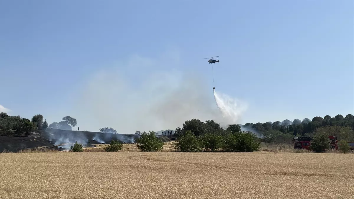 Çanakkale\'de Yangın Kontrol Altına Alındı