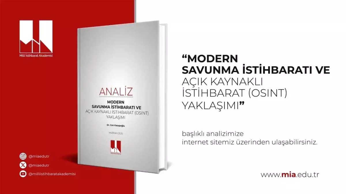 MİA\'dan Modern Savunma İstihbaratı Raporu