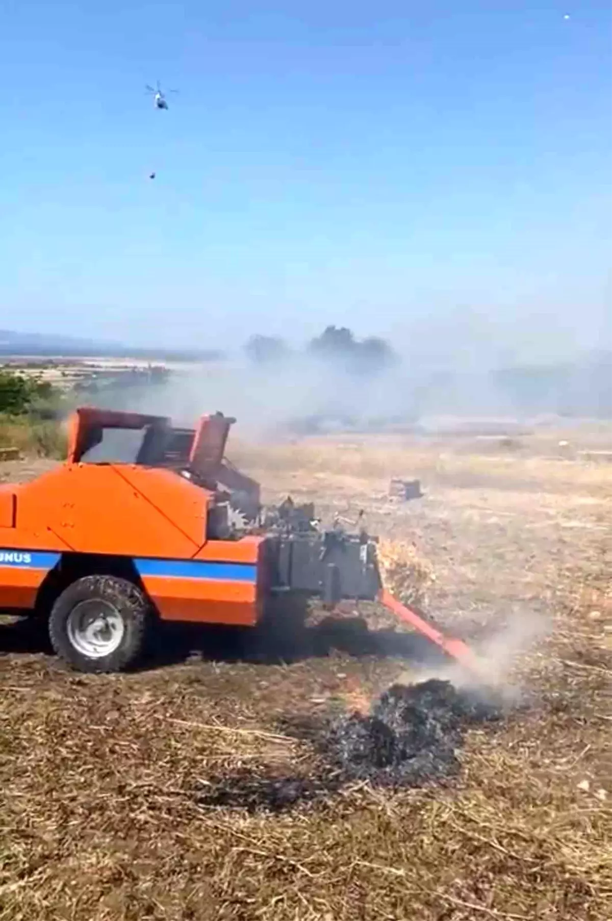 Çanakkale\'de Yangın: Tarım Arazisinden Ormana Sıçradı
