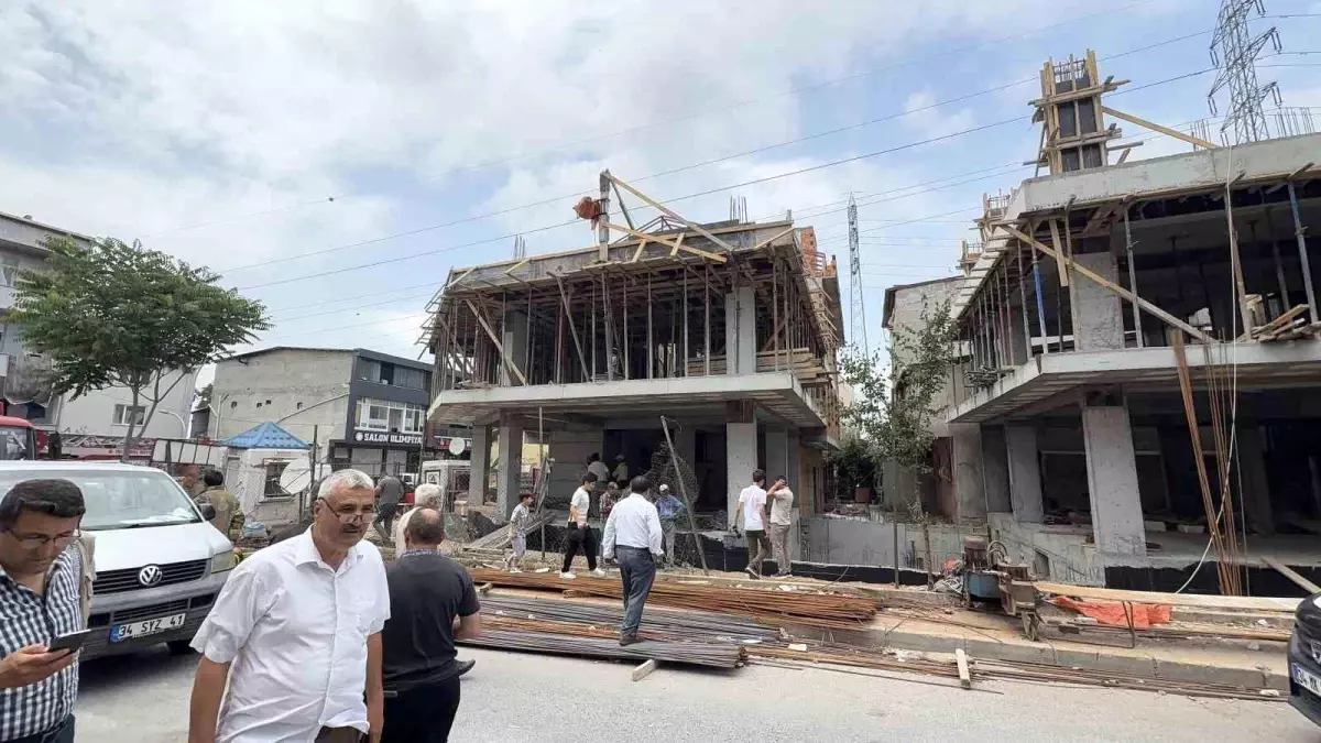 Başakşehir\'de İnşaatta Kaza