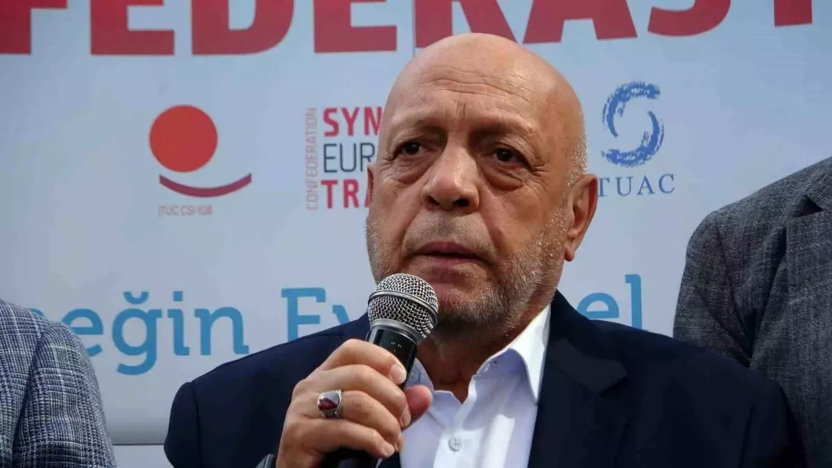 Hak-İş Genel Başkanı Mahmut Arslan\'dan DEM Parti\'ye Sert Mesaj