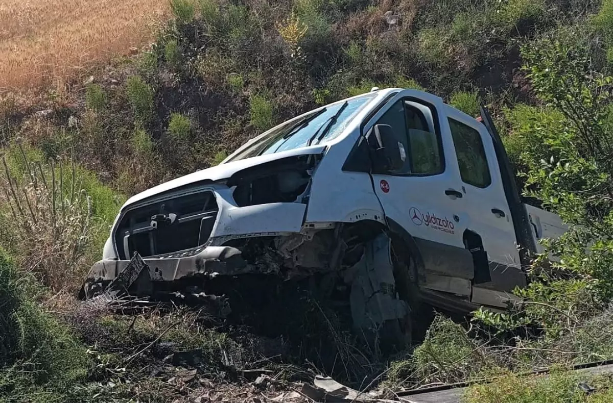 Malatya\'da Kamyonet Kazası: 2 Yaralı