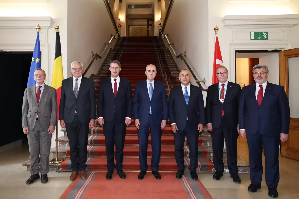 Kurtulmuş ve Blondel NATO Zirvesinde Bir Araya Geldi