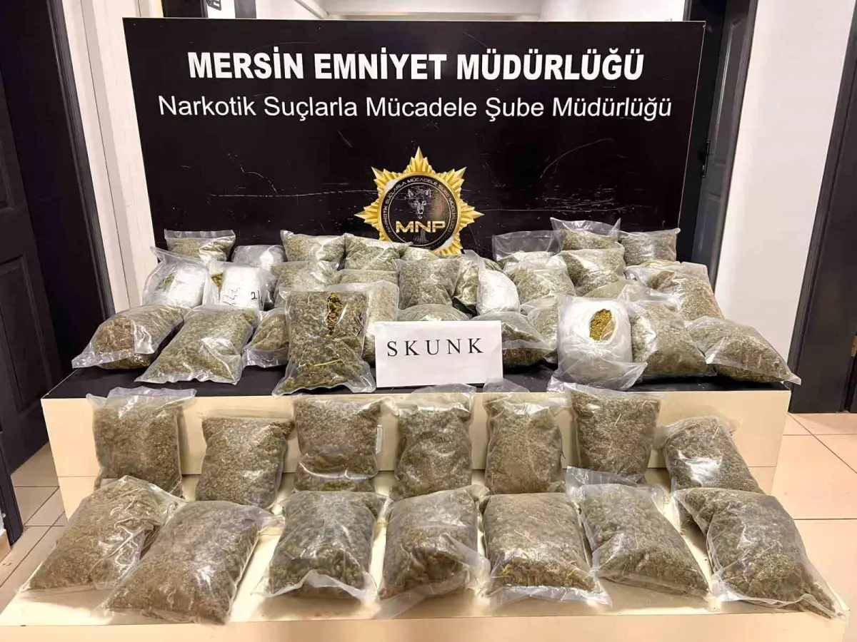 Mersin\'de 23 Kilo Uyuşturucu Ele Geçirildi