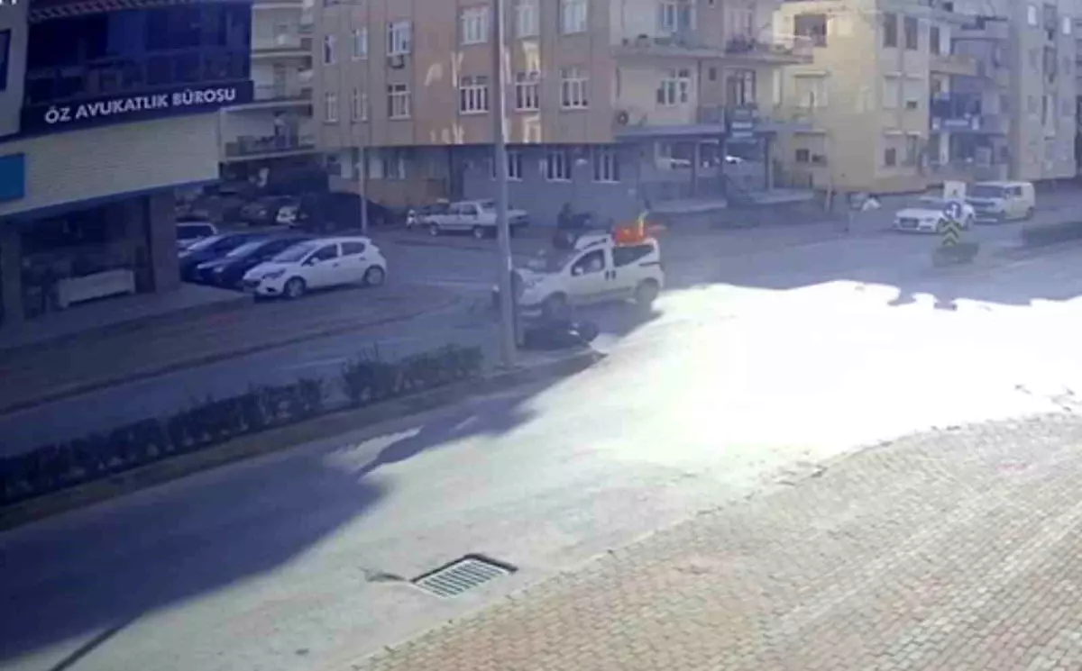 Antalya\'da Motosiklet Kazası