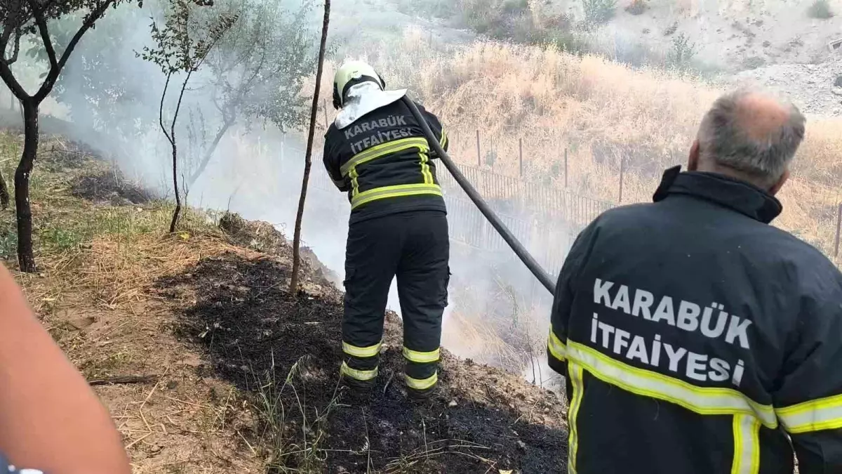 Karabük\'te Yayılmadan Söndürülen Yangın