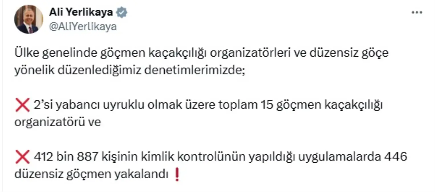 Düzensiz Göçe Yoğun Denetim