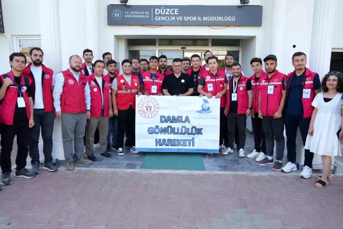 Düzce\'de Damla Gönüllülük Hareketi Projesi Başladı