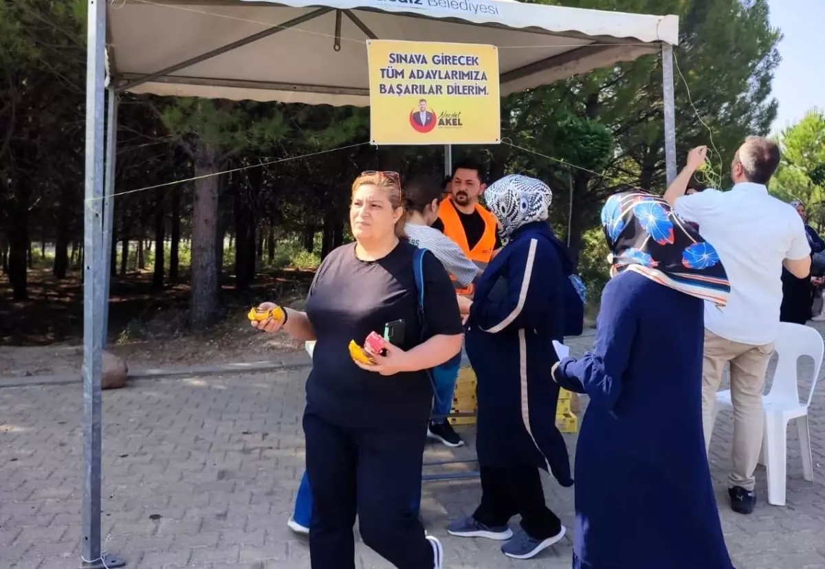 Gediz\'de YKS Heyecanı: Belediye Adaylara Moral Desteği Verdi
