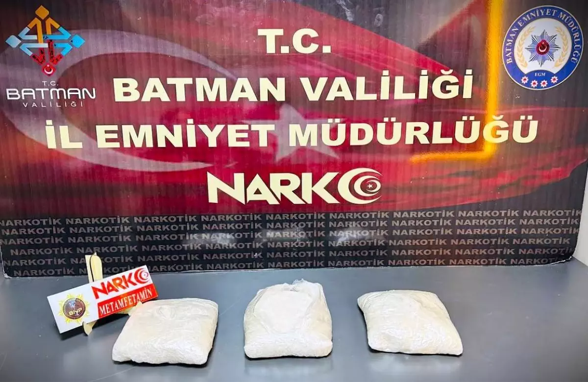 Batman\'da Uyuşturucu Operasyonu