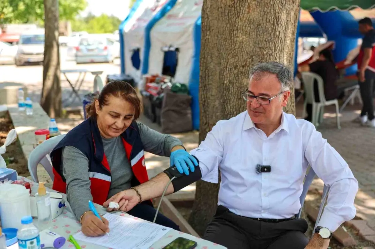 Başkan Özdoğan, Kan Bağışı Kampanyasına Destek Oldu