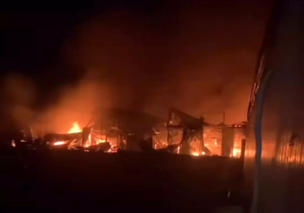 Diyarbakır\'da Konteyner Yangını