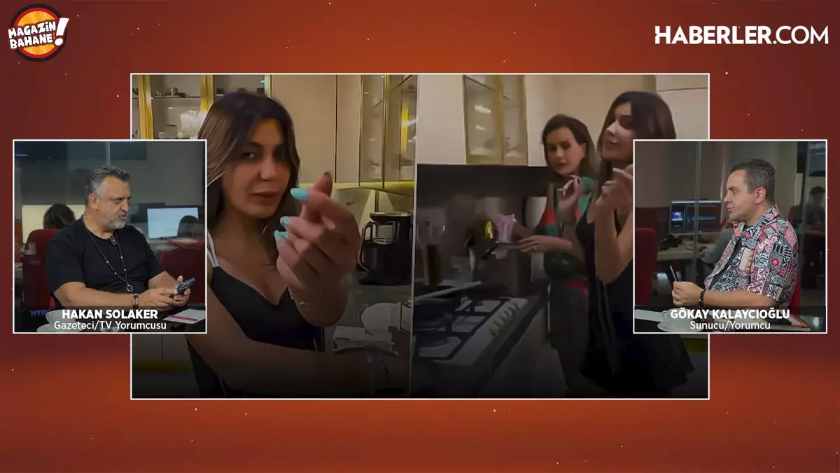 Magazin Bahane masasında Dilan Polat\'ın paylaşımları gündemde: Böyle yas mı olur?