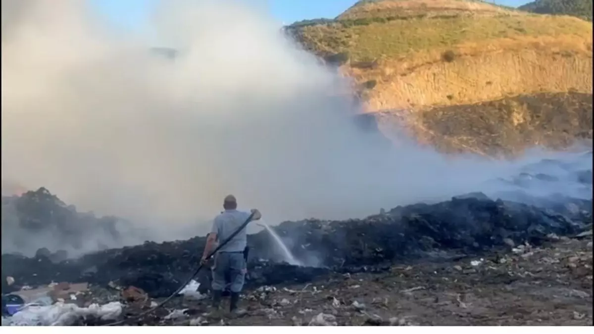 Alaşehir\'de Gaz Patlamasıyla Yangın Çıktı