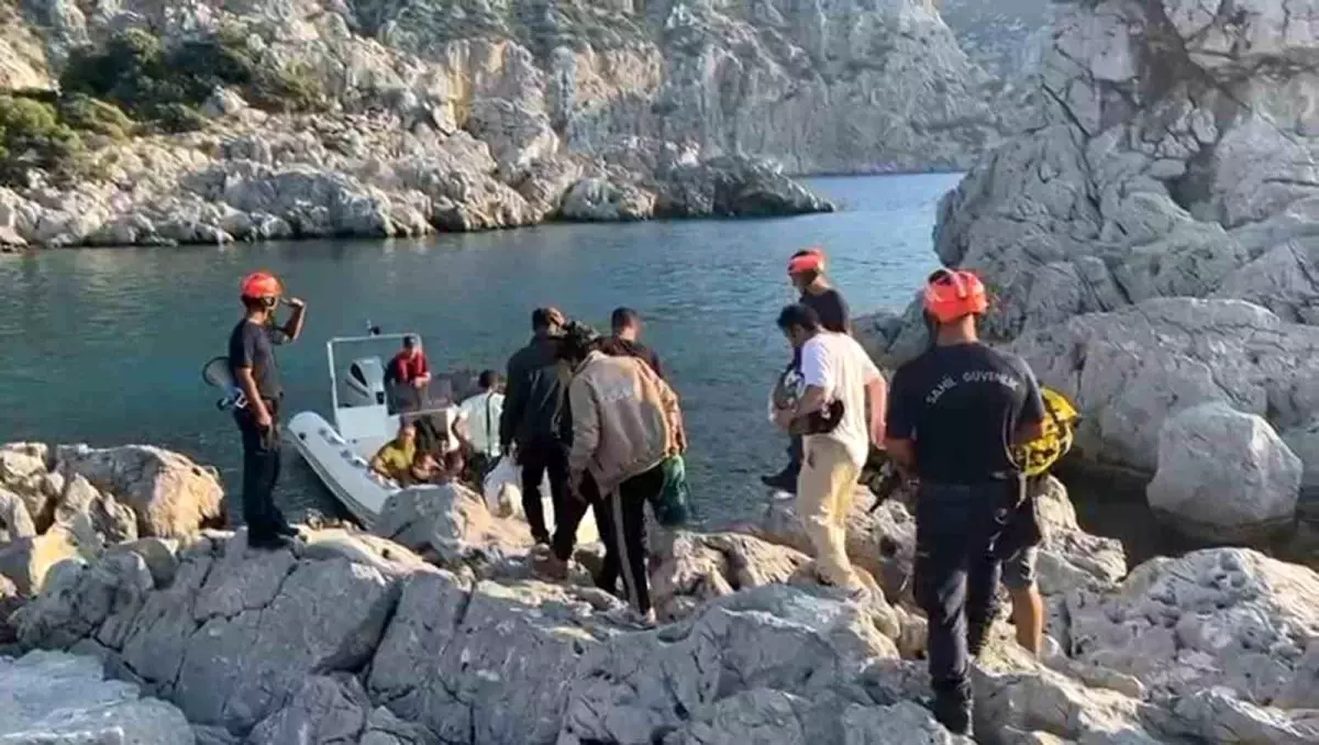 Marmaris\'te Göçmen Kaçakçılığı Operasyonu
