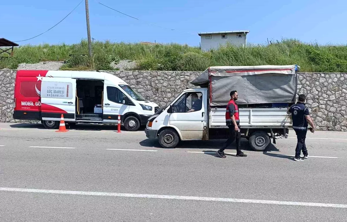 Sinop\'ta Düzensiz Göç Denetimleri