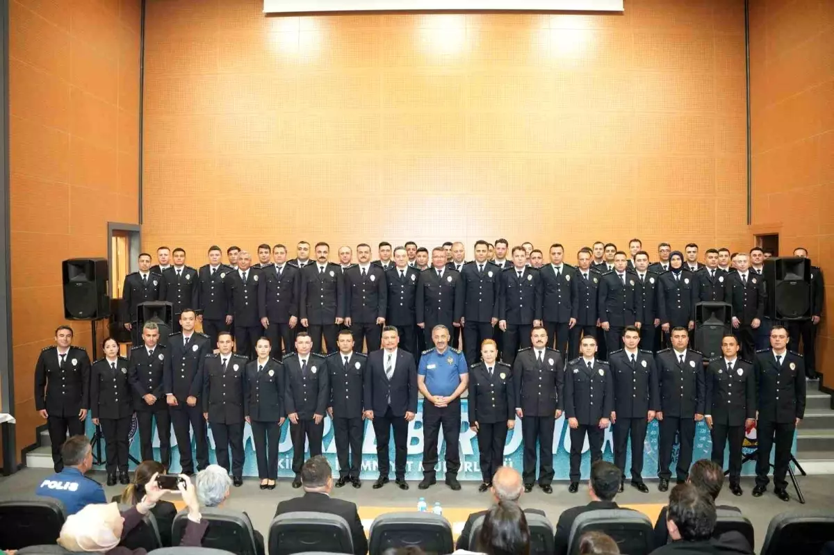 Tekirdağ Emniyet Müdürlük\'te Terfi ve Tayin Töreni