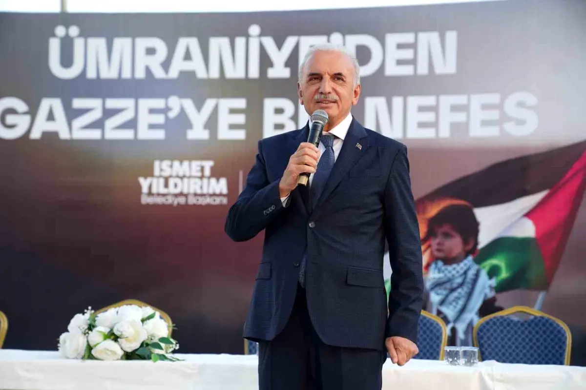 Ümraniye\'den Gazze\'ye destek etkinliği