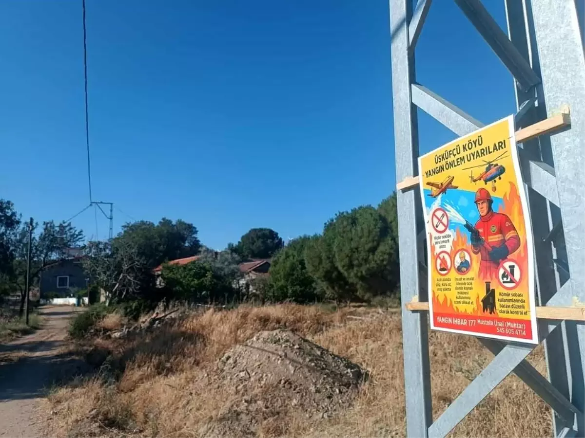 Üsküfçü Köyü\'nde Yangın Hidrantları Kuruldu