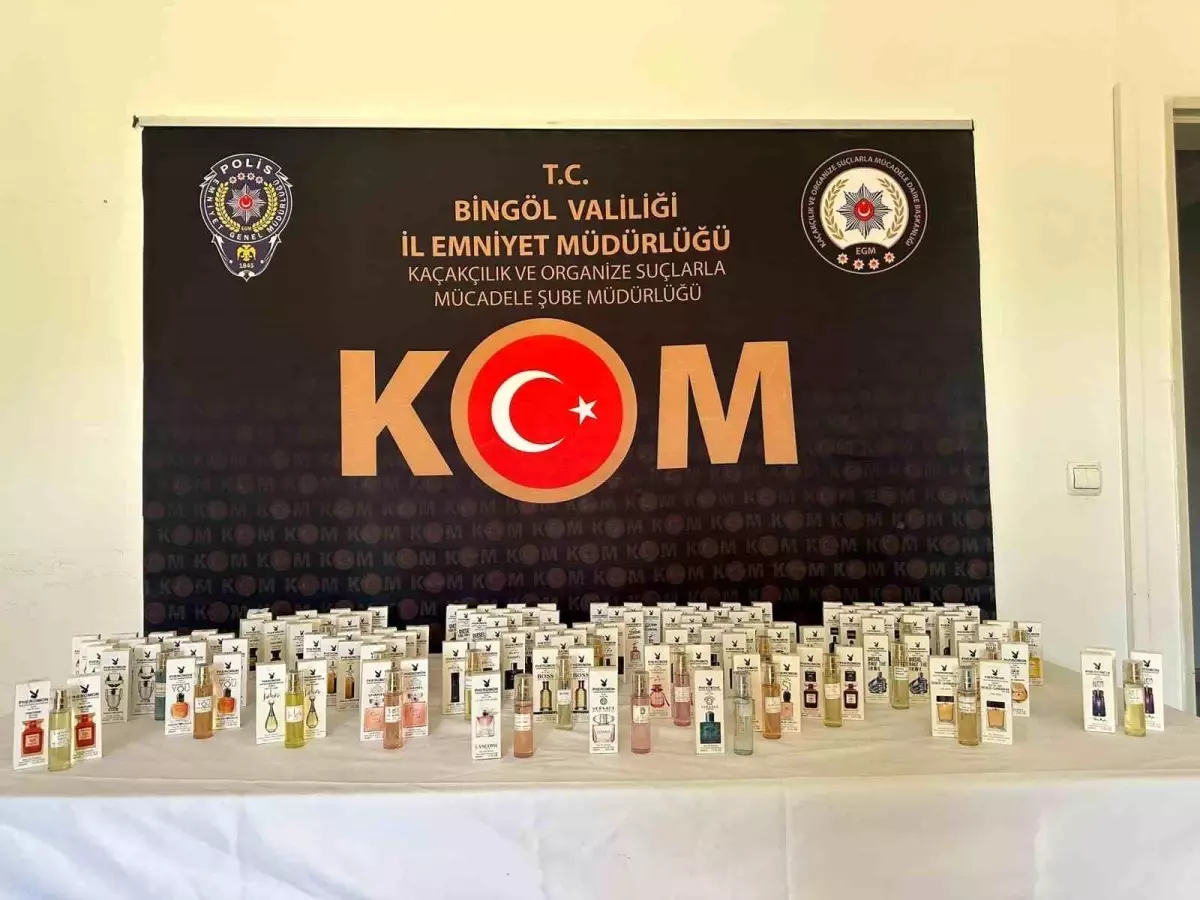 Bingöl\'de Gümrük Kaçağı Parfüm Ele Geçirildi