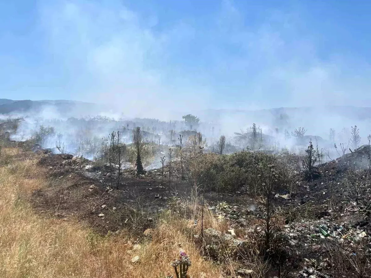 Çanakkale\'de Çöplük Yangını Kontrol Altında