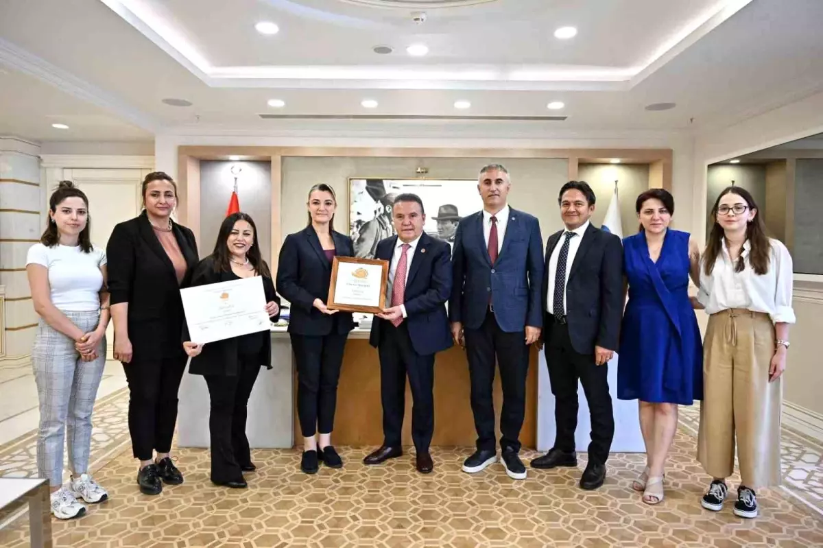 Antalya Büyükşehir Belediyesi, Cittaslow\'tan Ödül Aldı