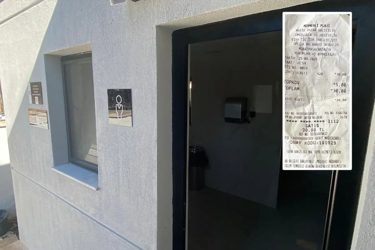 Euro üzerinden mesai saatli tuvalet ücreti