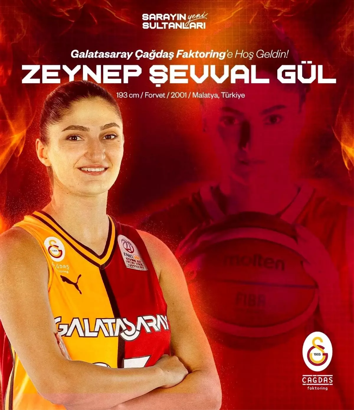 Galatasaray, Zeynep Şevval Gül\'ü Transfer Etti