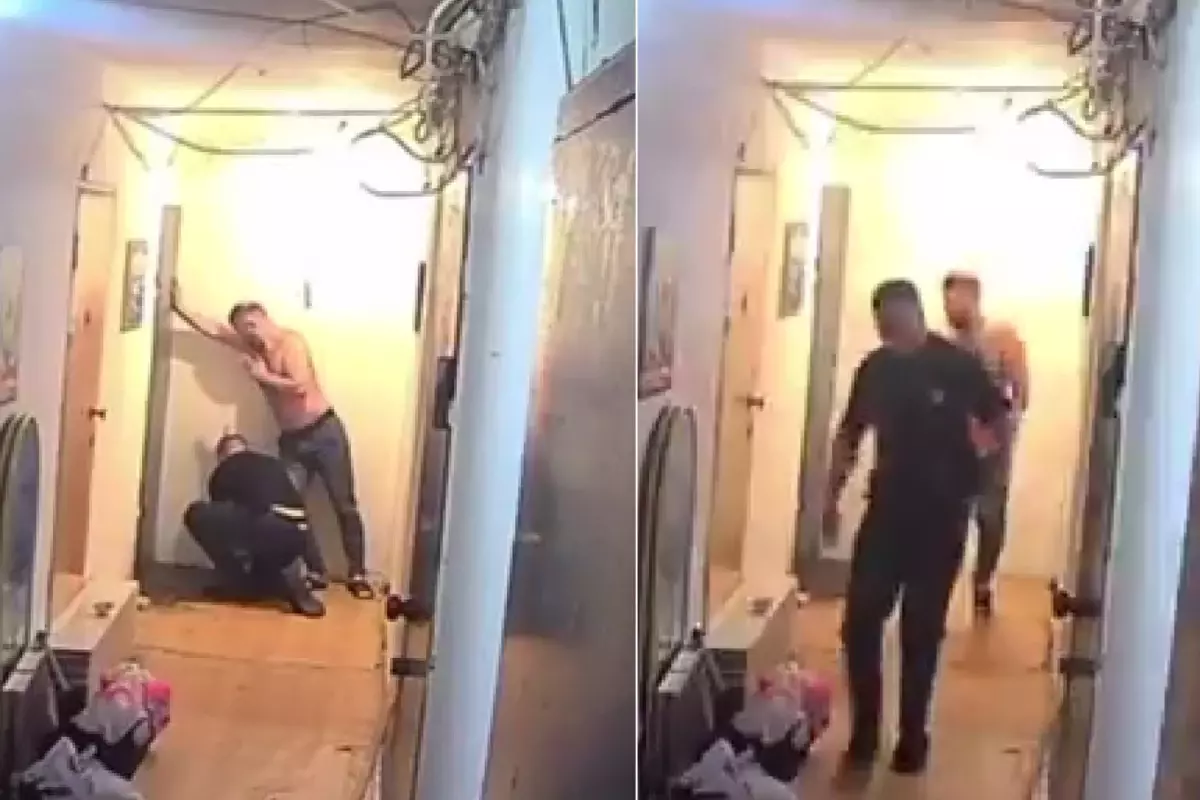  Gürültüsünden şikayetçi oldukları komşularının kapısına bomba yerleştirdiler