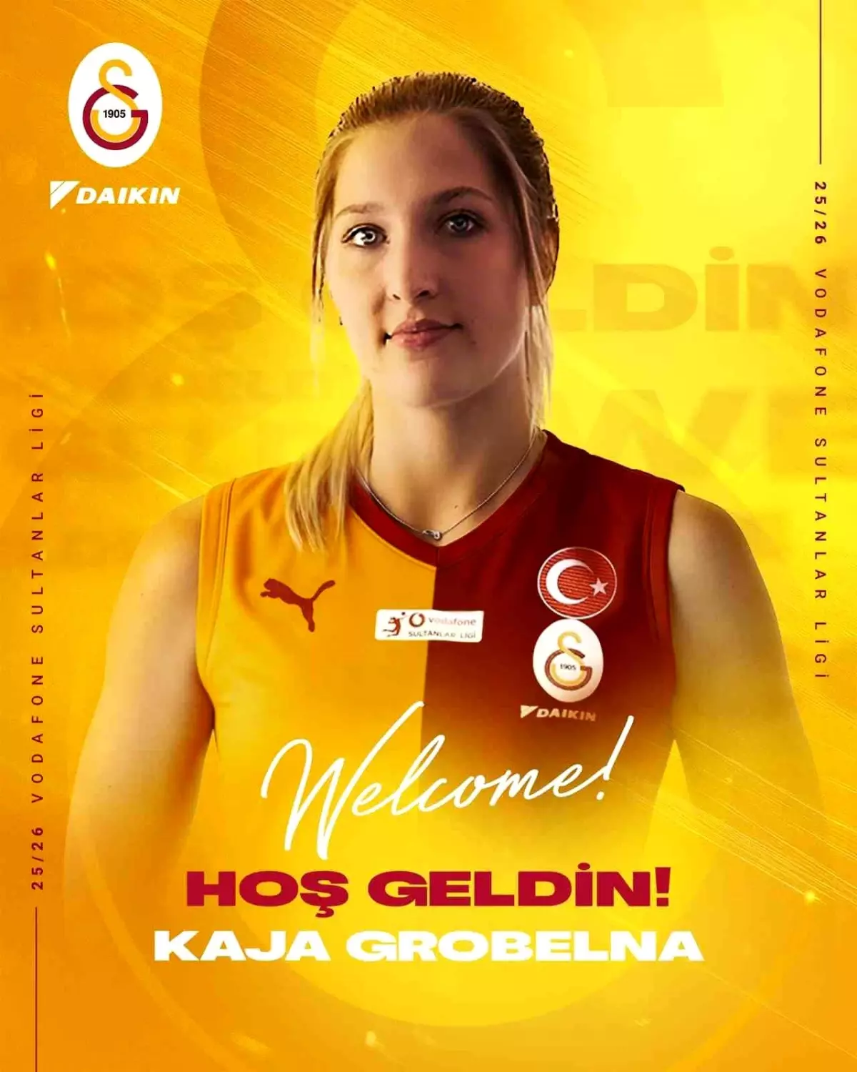 Galatasaray Kadın Voleybolu Kaja Grobelna ile Anlaştı