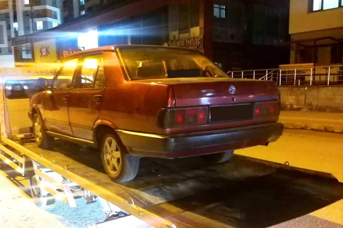 Kastamonu\'da Drift Yapan Sürücüye Ceza