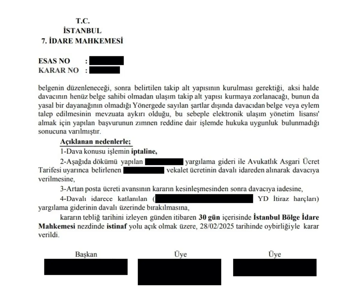 Martı E-Ulaşım Lisansı Aldı