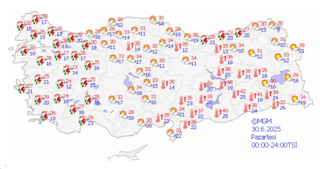 Önce kavrulacağız sonra ıslanacağız! Sıcaklıklarla sert düşüş