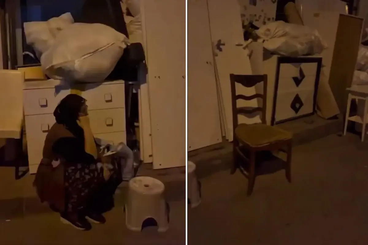 Talihsiz kadın gece yarısı sokakta kaldı, nedeni olayı gölgede bıraktı