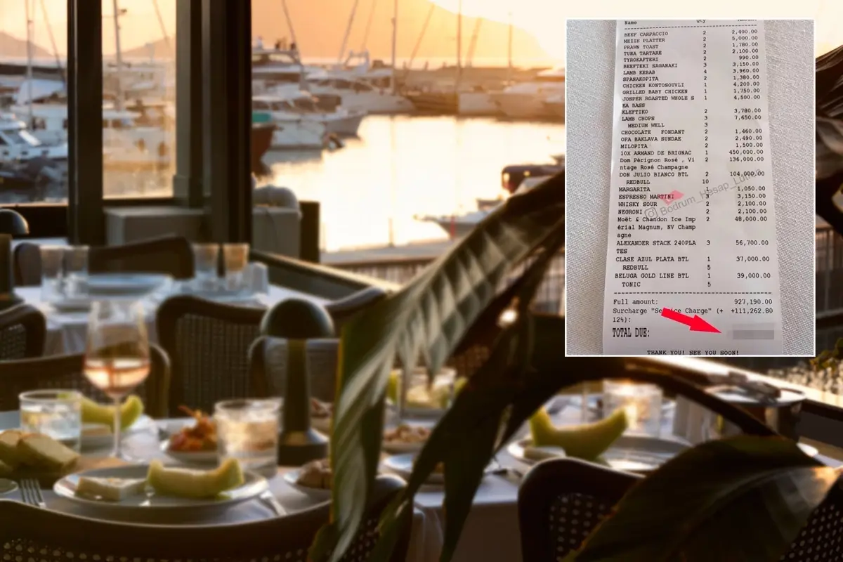 Bodrum\'da hayrete düşüren hesap! Lüks araba parasını restorana bıraktı