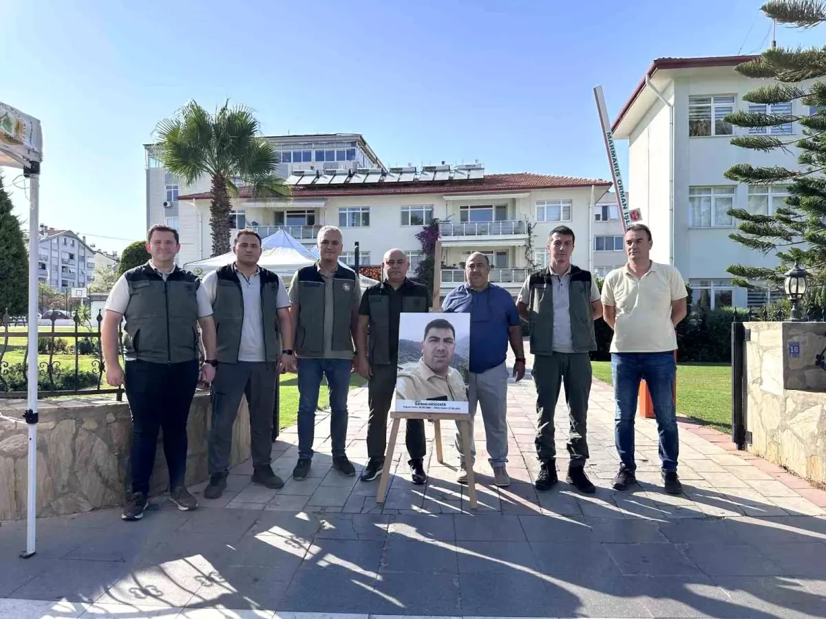 Marmaris\'te şehit olan orman işçisi Görkem Hasdemir dualarla anıldı