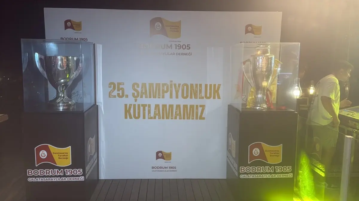 Galatasaray 25. Şampiyonluğu Kutladı