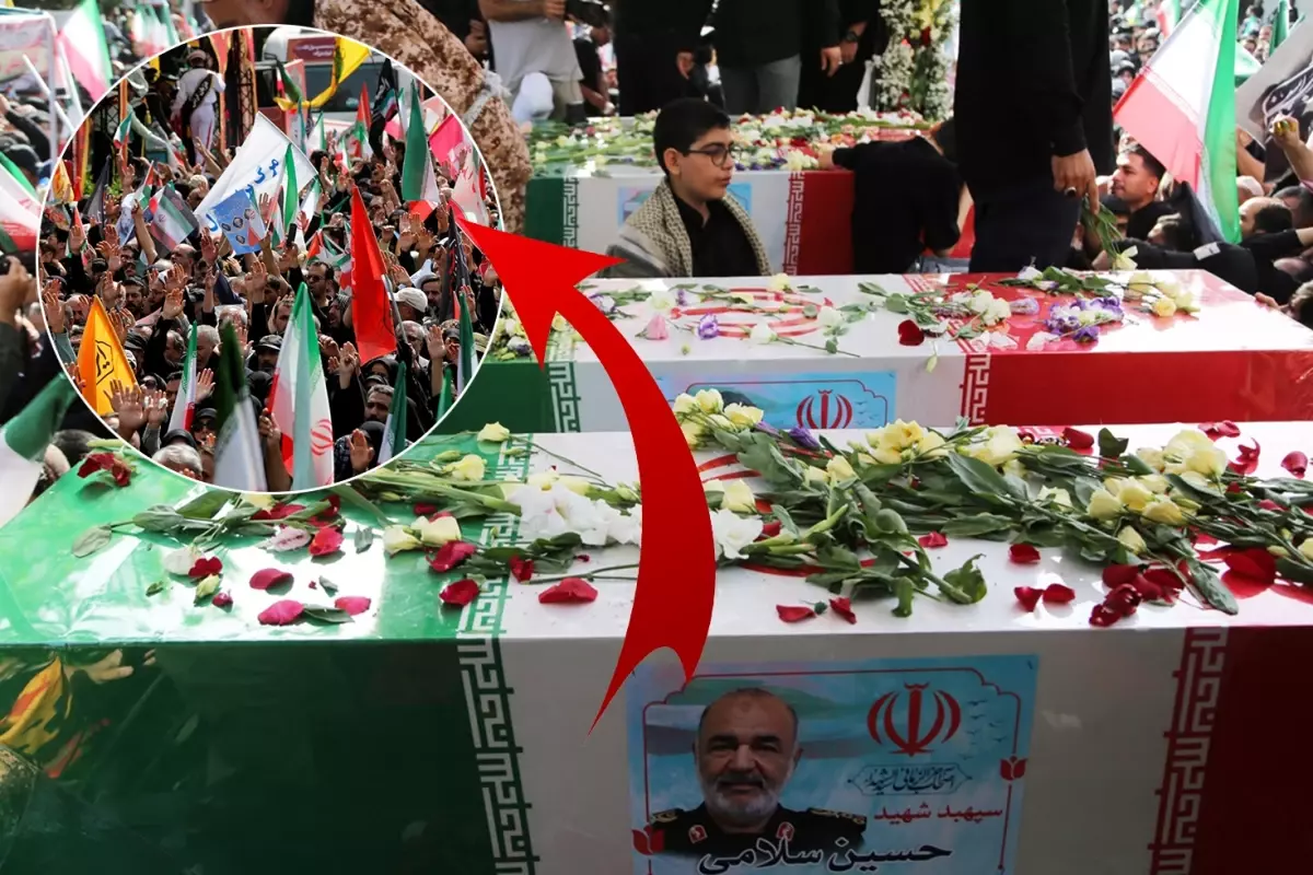 İsrail\'in "öldürdük" dediği 2 kritik isim Tahran\'daki cenazede ortaya çıktı