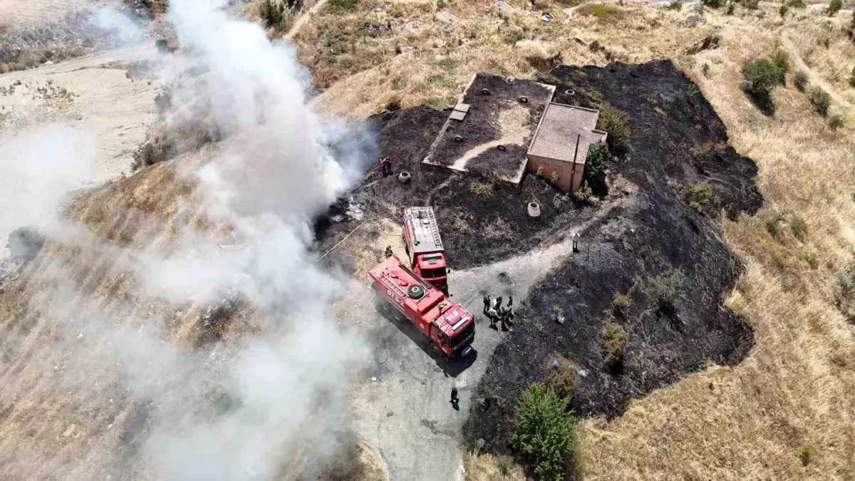 Karabük\'te Anız Yangını Kontrol Altına Alındı