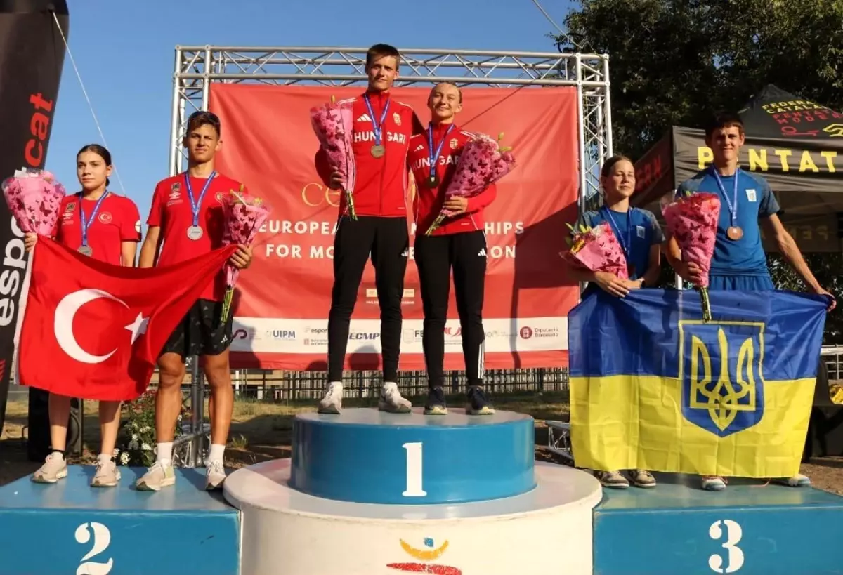 Muhammed Emir Kurtulan, U17 Modern Pentatlon Avrupa Şampiyonası\'nda 4 Madalya Kazandı