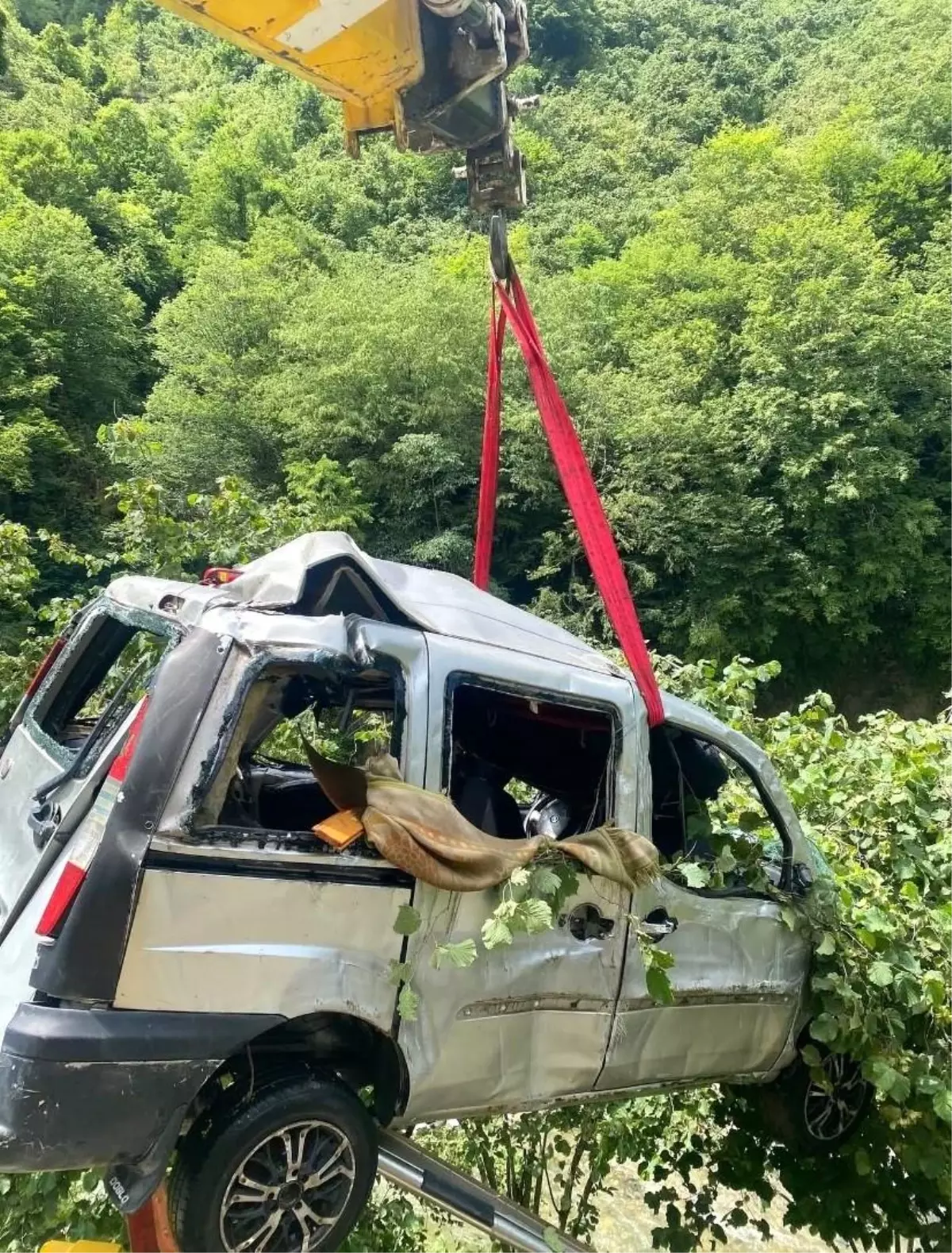 Giresun'da trafik kazası sonucu 3 kişi yaralandı.