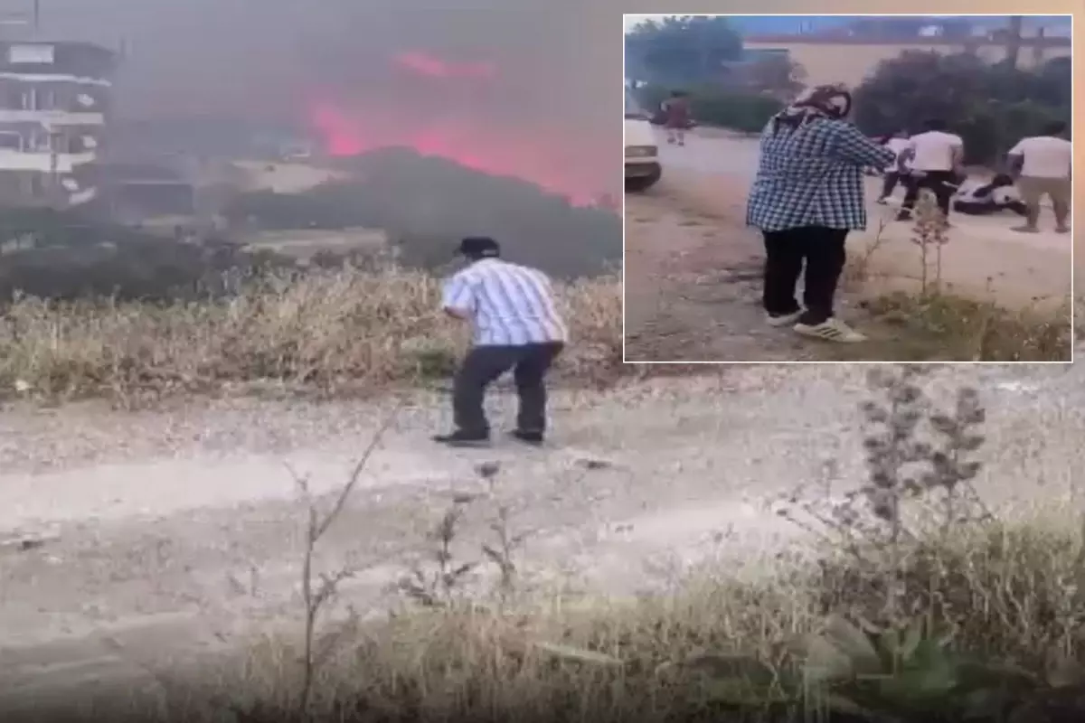 Hatay\'da yangın felaketi! Vatandaşların çığlıkları kulakları sağır etti