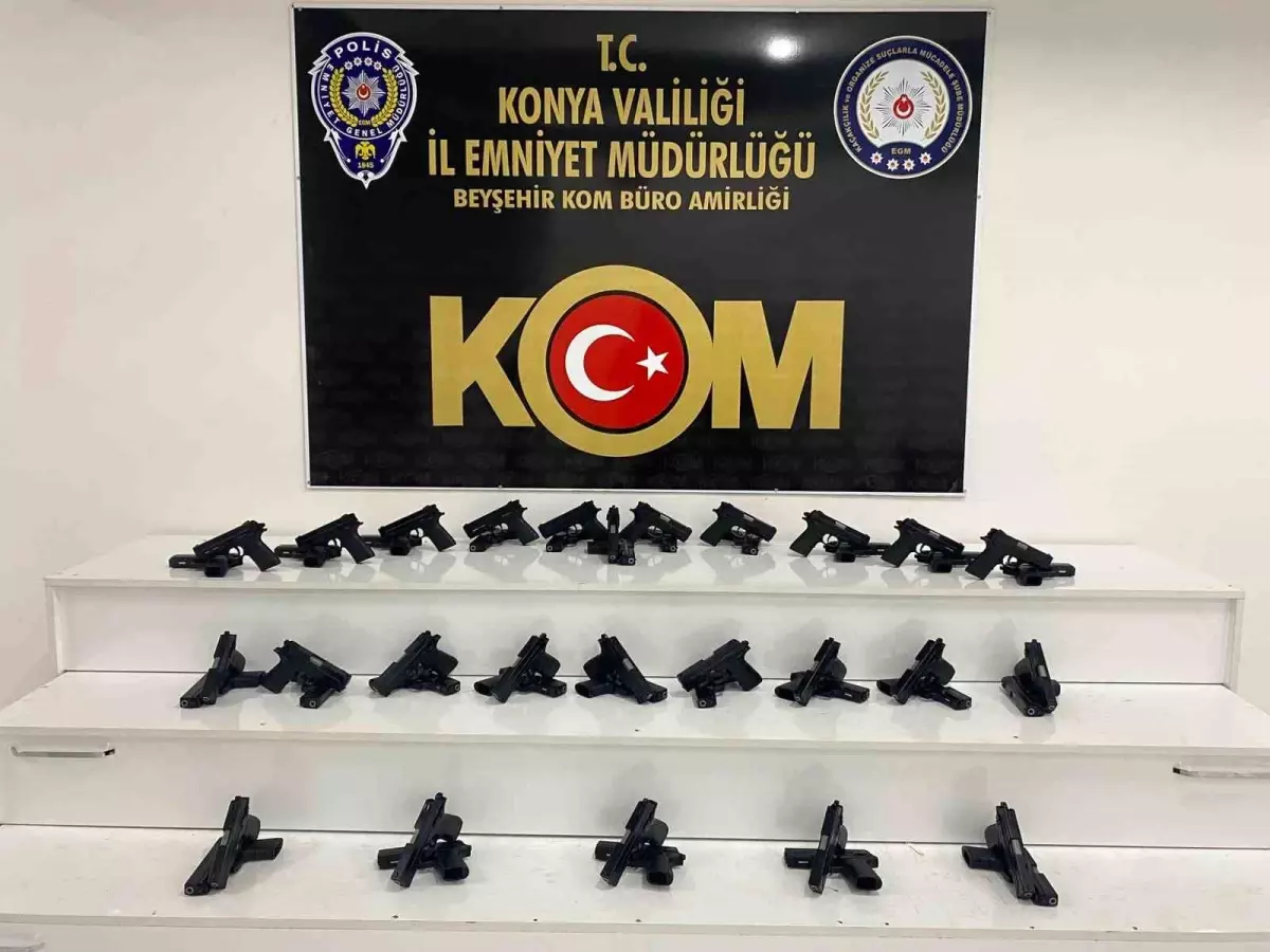 Konya\'da Silah Kaçakçılığı Operasyonu