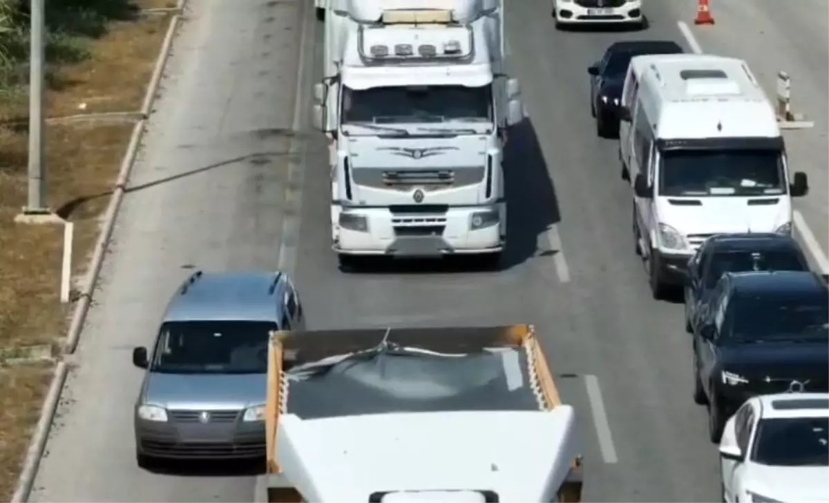 Mersin\'de Drone ile Trafik Denetimi