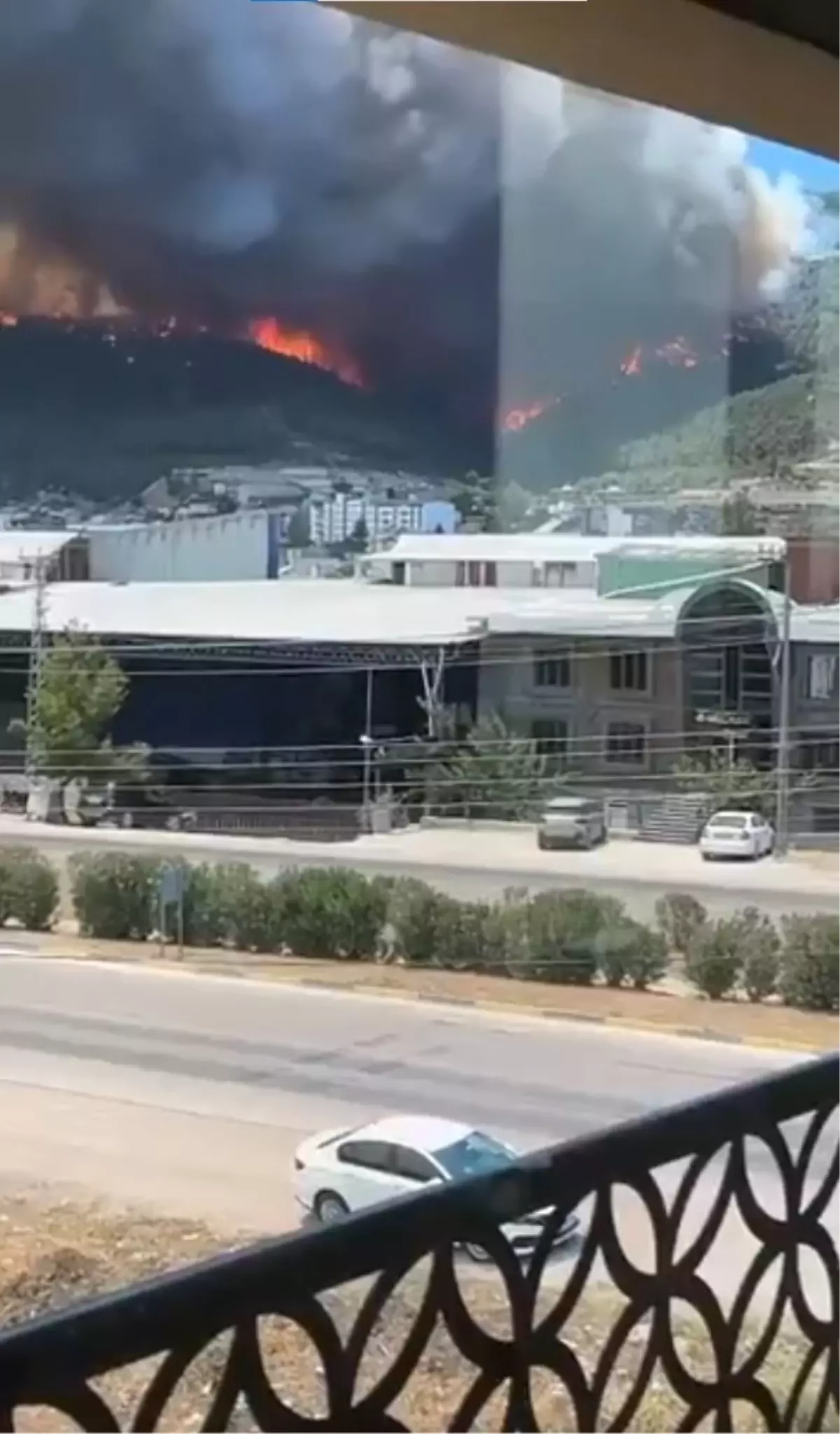 Alevlerle mücadele devam ediyor! Hatay\'dan gelen görüntüler korkunç
