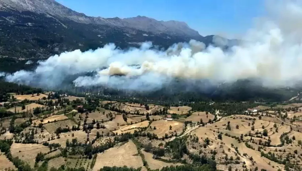Isparta\'da Orman Yangını